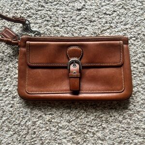 Brown Coach Wristlet